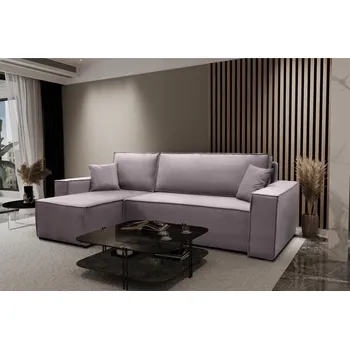 Sedací souprava Rozkládací sedací souprava do L - Karl - Fialová Lavender 13