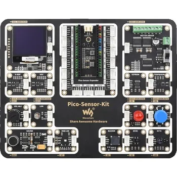 Elektronická stavebnice Waveshare - Rozšiřující deska s 15 moduly pro Raspberry Pi Pico