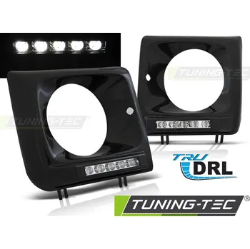 Přední světlomet SVĚTLOMETY FRAME LED DRL BLACK pro MERCEDES W461,W463 01-12