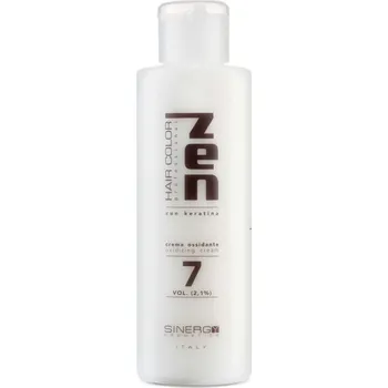 Barva na vlasy Sinergy Cosmetics Sinergy Zen Oxidizing Cream 7 VOL 2,1% 150ml - Krémový peroxid s keratinem