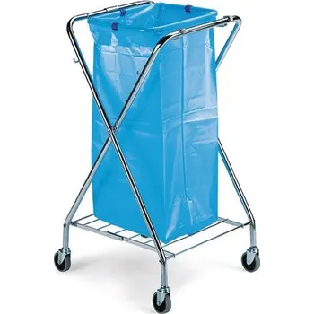 Odpadkový koš Mobilní stojan na pytel bez víka