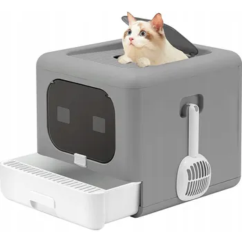 Toaleta pro kočku Krytá kočičí toaleta K&M 37,5 cm x 40 cm x 39 cm