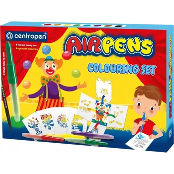 Centropen Foukací fixy na papír Colouring Set 8 barev+fix