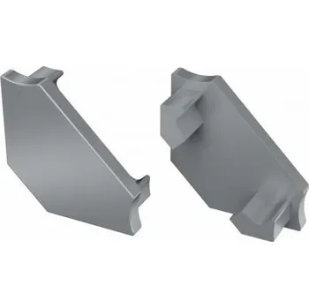 LED lišta LEDLabs Koncovka ALU pro LED profil LUMINES C stříbrná