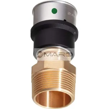 Fitinka Viega Smartpress Přechod lisovací 6711 s vnějším závitem 16 mm x 3/4", 729547