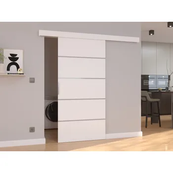 Interiérové dveře Posuvné dveře Biella - 76 cm s tlumeným dojezdem Barva: Bílá