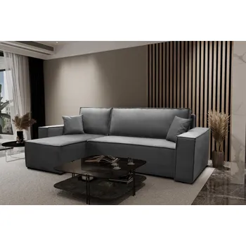 Sedací souprava Rozkládací sedací souprava do L - Karl - Šedá Anthracite 18