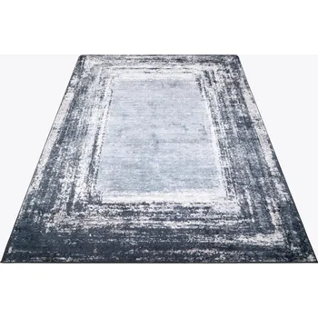 Koberec Moderní koberec Life - rám 3 - modrý Rozměr koberce: 80x150 cm