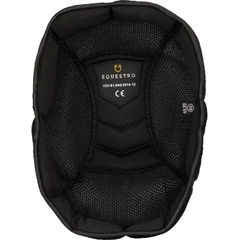 Cyklistická přilba EQUESTRO Liner k helmám Galaxy Wide & Narrow Equestro, černý 54 cm
