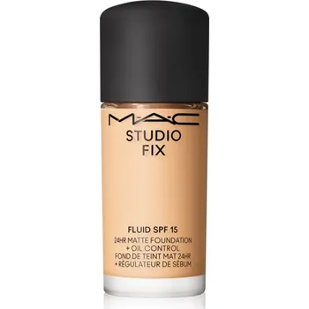 Make-up MAC Cosmetics Mini Studio Fix Fluid SPF 15 24HR Matte Foundation + Oil Control matující make-up SPF 15 odstín NC15 15 ml