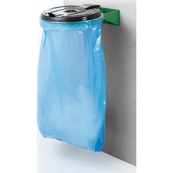 Venkovní odpadkový koš Stojan na pytle nástěnný mono