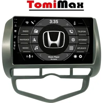 Auto Hi-Fi TomiMax Honda Jazz, Fit Android 14 autorádio s WIFI, GPS, USB, BT HW výbava: 2K 2000x1200px 8 Core 8GB+256GB HIGH - pouze displej A - Model auta: Honda Jazz, City 2002-2007, Velikost obrazovky: Dotyková obrazovka: 9"