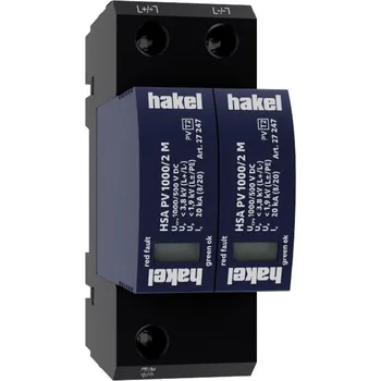 Přepěťová ochrana HAKEL 27238 HSA PV 1000/2 M SPD PV typ 2 RP 0,3kč/ks