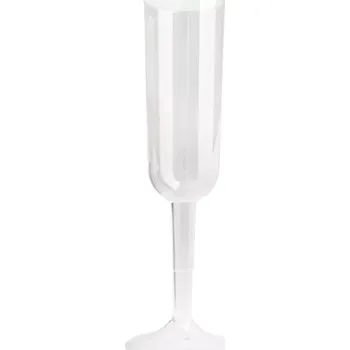 Sklenice Sklenky na sekt šampusky průhledné - 4 ks