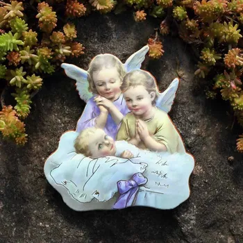 Dekorativní magnet Magnetka Andílci strážní