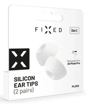 Příslušenství pro sluchátka FIXED Plugs FIXPL-S 2 sady silikonových špuntů bílé S