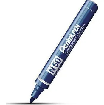 Pentel Permanentní popisovač N50, modrá, 2 mm, kuželový hrot, PENTEL N50-CE 493777