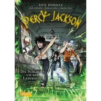 Komiks pro dospělé Percy Jackson (Comic) 4: Die Schlacht um das Labyrinth - Riordan, Rick