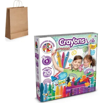 Kresba Crayon Factory Kit IV. Vzdělávací hra dodáváno s dárkovou taškou z kraftového papíru (115 g/m²) 3 bez potisku bez potisku