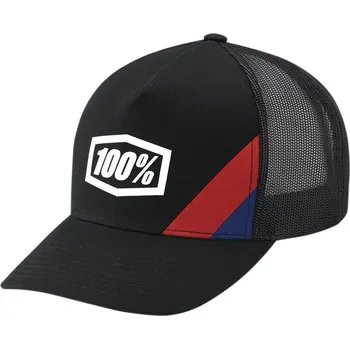 Kšiltovka 100% CORNESTONE X-Fit Trucker Cap Black