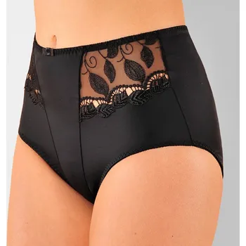 Dámská móda Sada 2 stahujících kalhotek Rima zn. Confidence Lingerie® z mikrovlákna a vyšívaného tylu sada černá 38/40