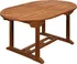 Zahradní stůl Vanamo oválný rozkládací zahradní stůl z eukalyptového dřeva 150/200 x 100 x 74 cm
