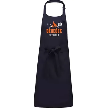 Kuchyňská zástěra Zástěra Kariban Classic Dědeček šéf grilu