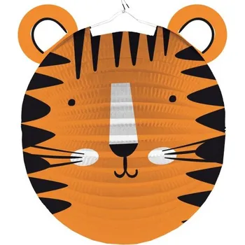 Party dekorace Lampion - Tygr, 25cm