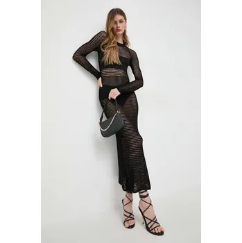 Dámské šaty Šaty Pinko černá barva, maxi, 103249.A1QU 99X, vel. M