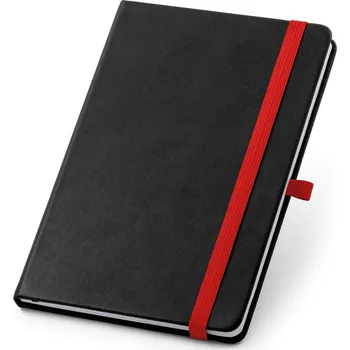 Zápisník ROTH. Zápisník A5 z PU s linkovanými listy - Červená