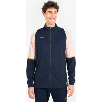 Míčový sport KIPSTA Fotbalová bunda do deště CLR pro dospělé S MODRÁ|ORANŽOVÁ
