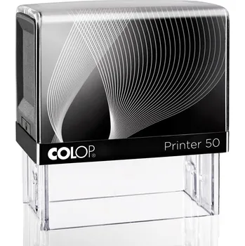 Colop | Printer 50 - Barva strojku Bílá, Barva tisku Bez barvy - suchý