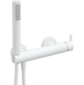 Vodovodní baterie Deante Silia sprchová baterie nastěnná bílá BQS_A41M