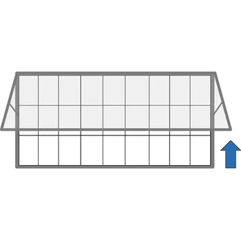Informační tabulka Venkovní vitrína magnetická, s výklopnými dveřmi, 2000 x 1000 mm