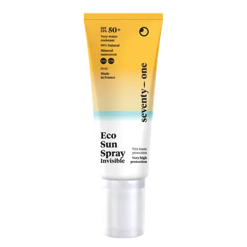 Přípravek na opalování SeventyOne Percent Eco Sun Spray Invisible neviditelný opalovací sprej SPF50+ 100 ml