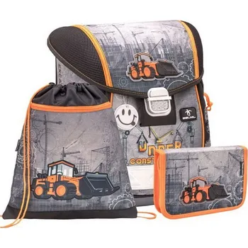 Školní batoh Školní set Belmil 403-13 Excavator Grey