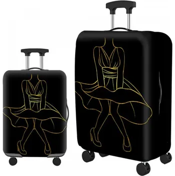 Obal na kufr černý - Firenze Marilyn L černá