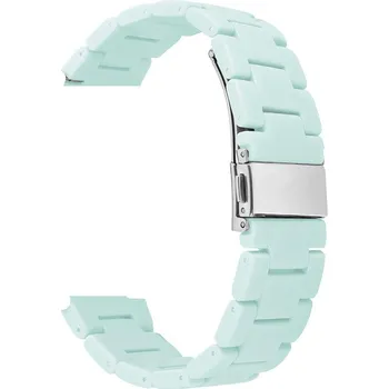 Řemínek na hodinky Lige Řemínek k hodinkám / Eco plast / šířka 20mm / pastelově tyrkysové 660981