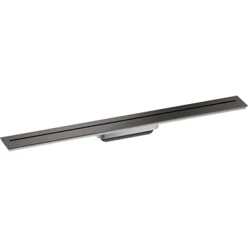 Odvodňovací žlab Axor Drain vnější prvek odtoku 80 cm černá-chrom 42526340