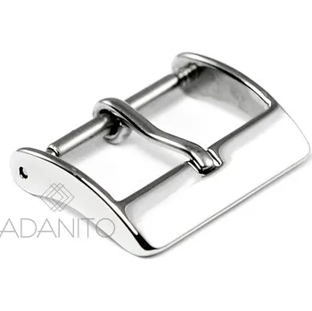 Řemínek na hodinky Stříbrná ocelová přezka