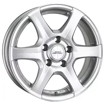 Alu kolo Alu kola INTER ACTION HOLIDAY, 14x6 4x100 ET30, stříbrná (zátěžová)