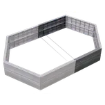 Garantia Ergo Rozšíření vysokého záhonu Wood, 55 × 25 cm, vhodné pro: vysoký záhon Ergo 645101