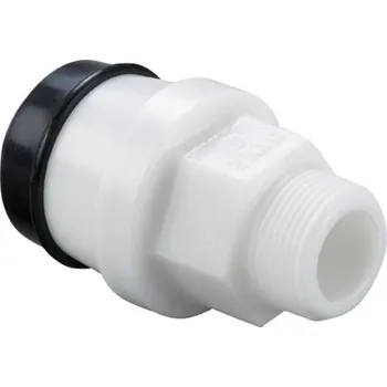 Vodovodní potrubí ISO přechodka 6120 s vnějším závitem, POM, 612003200116