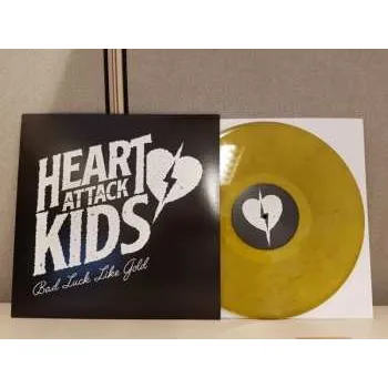 Zahraniční hudba LP Heart Attack Kids: Bad Luck Like Gold CLR | LTD 2019 Yellow With Black Vinyl