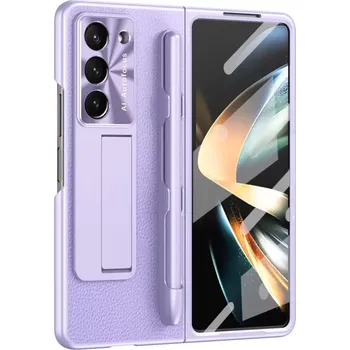Pouzdro na mobilní telefon AxyzCase Charm kryt s tvrzeným sklem na Samsung Galaxy Z Fold6 5G světle fialový