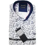 EGO MAN košile pánská EKR-1044-01 krátký rukáv regular fit XXL bílá