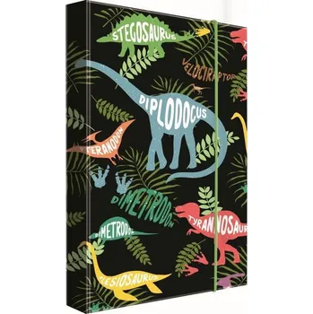 desky na sešit P+P Karton, Box na sešity A4 Jumbo Dino druhy 19