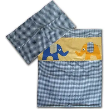 Povlečení Dětské povlečení Slon modrý velké