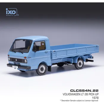 autíčko Volkswagen LT 28 Pick-Up (1978) - Modrá 1:43 IXO