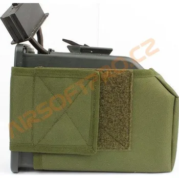 Sportovní střelba Návlek na zásobník M249 zelený (Návlek zásobníku M249 minimi)